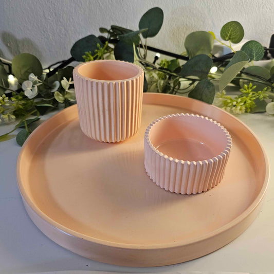 Peach Flush (Tablett mit 2 kleinen Schalen)