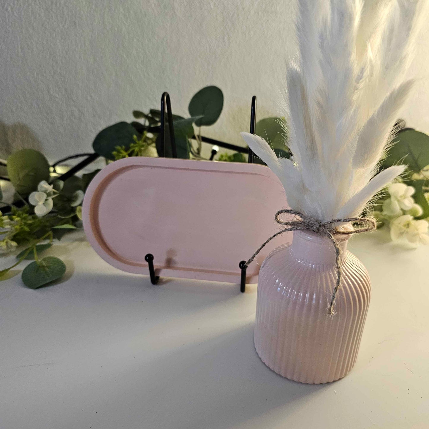 Peach Flush (Tablett mit Vase)
