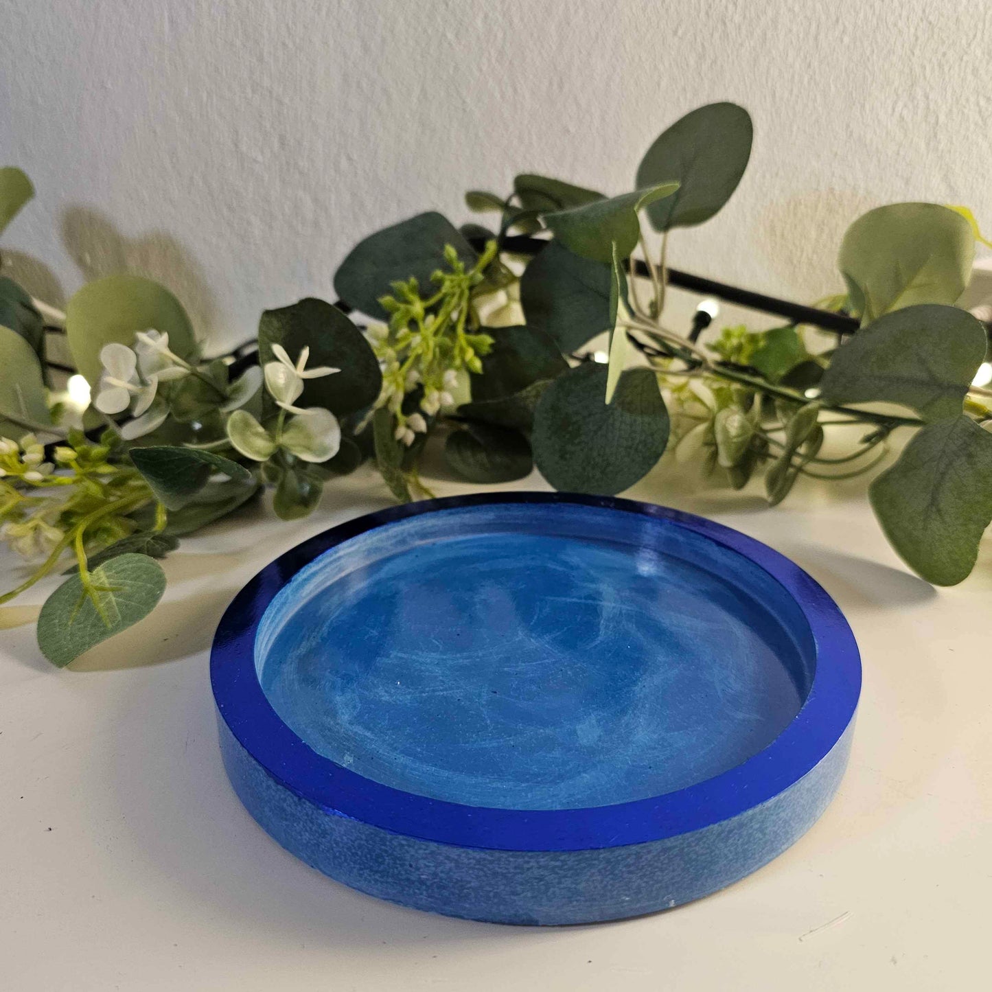 Metallic Blau Tablett