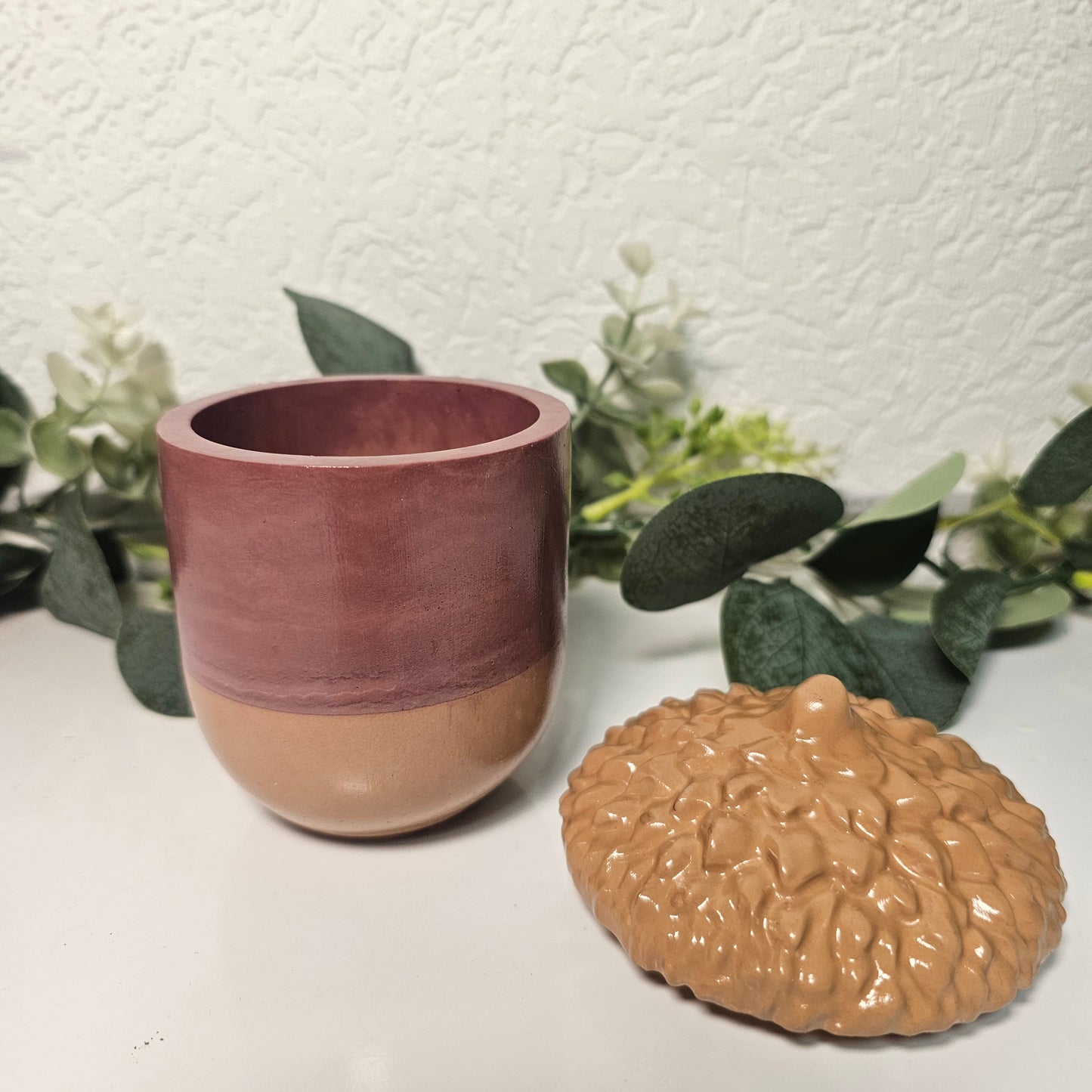 Eicheldose (Burgundy & Mocha Mousse)