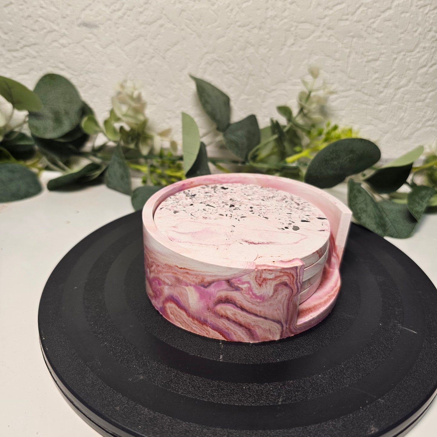 Untersetzer (Pink & Rosa Marmoriert)
