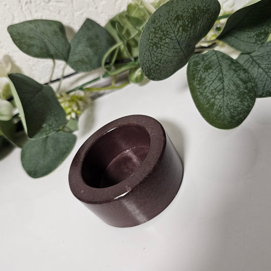 Teelichthalter (tiefes dunkel rot)