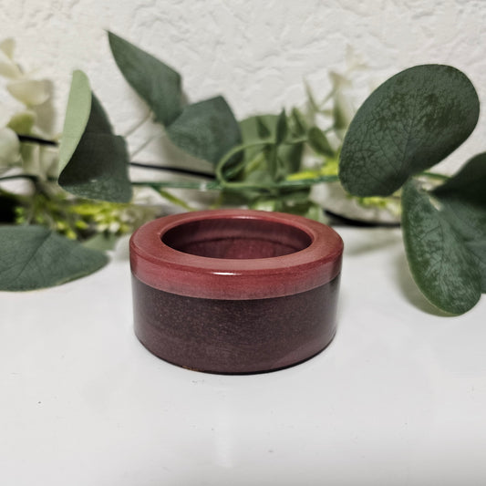 Teelichthalter (Burgundy und Dunkelrot)